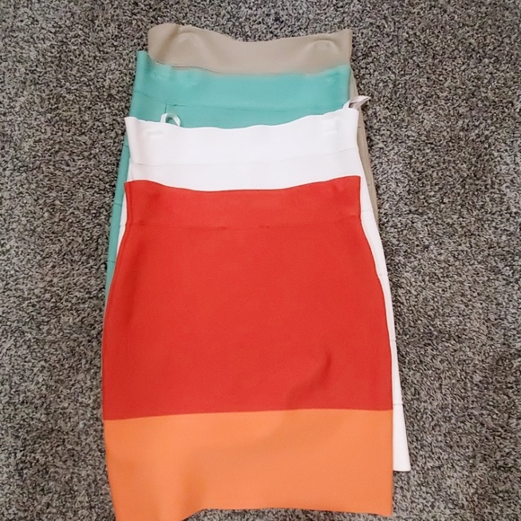 Bcbgmaxazari Bundle Bandage Skirts - Picture 1 of 8